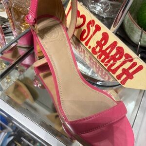 Tory Burch Pink Sandals Block Kitten